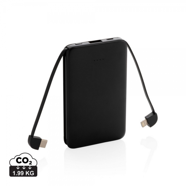 Power bank 5000 mAh, zintegrowany kabel 3 w 1 img