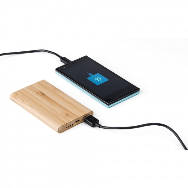 Bambusowy power bank 4000 mAh img