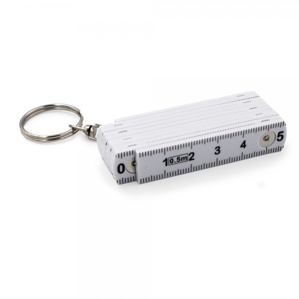 Brelok do kluczy, miara 50cm, składana img
