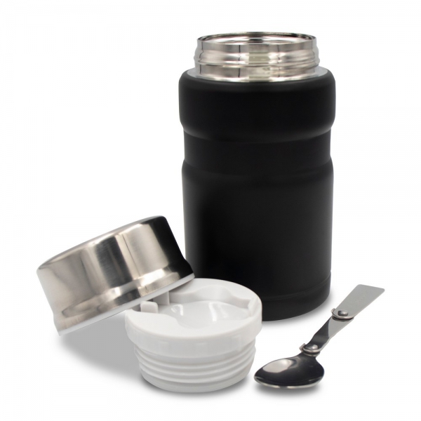 Termiczny pojemnik na żywność 650 ml Air Gifts, składana łyżka | Jonathan img