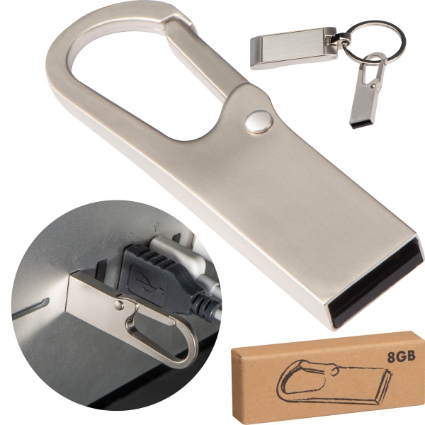 Pendrive metalowy 8GB img