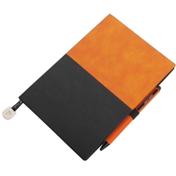 Notes A5 w kropki i długopis REPORTER Pierre Cardin img
