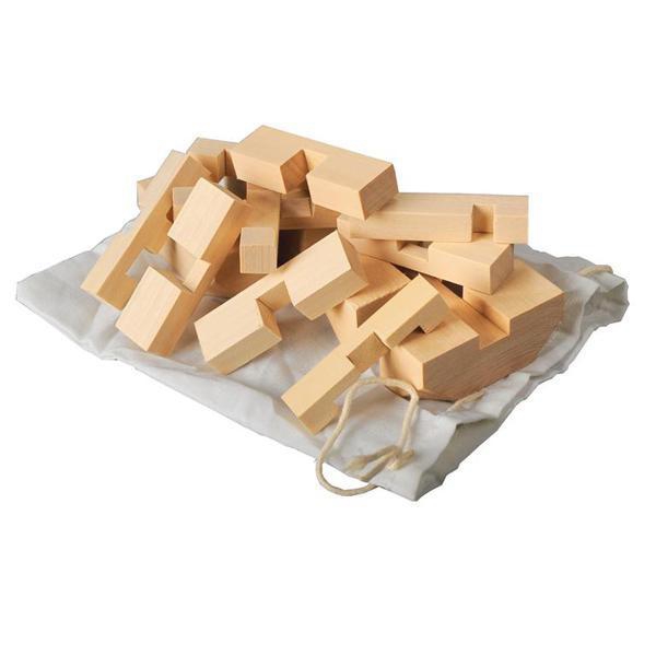 Układanka logiczna Cube, ecru img
