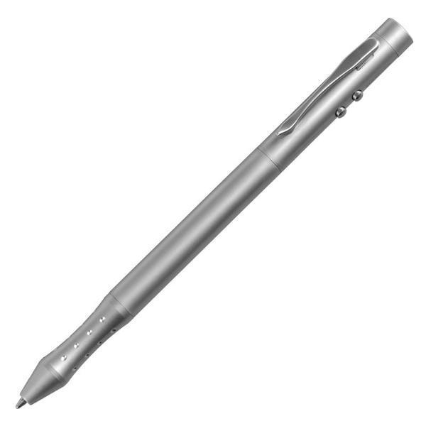 Długopis ze wskaźnikiem laserowym Combo – 4 w 1, srebrny img
