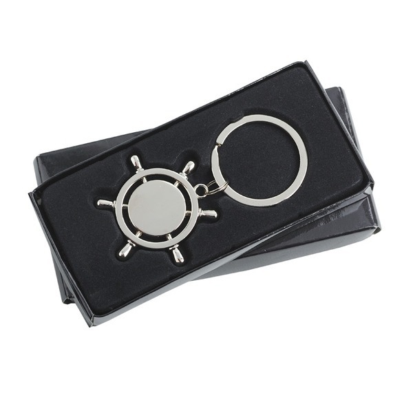 Brelok metalowy Steering Wheel, srebrny img