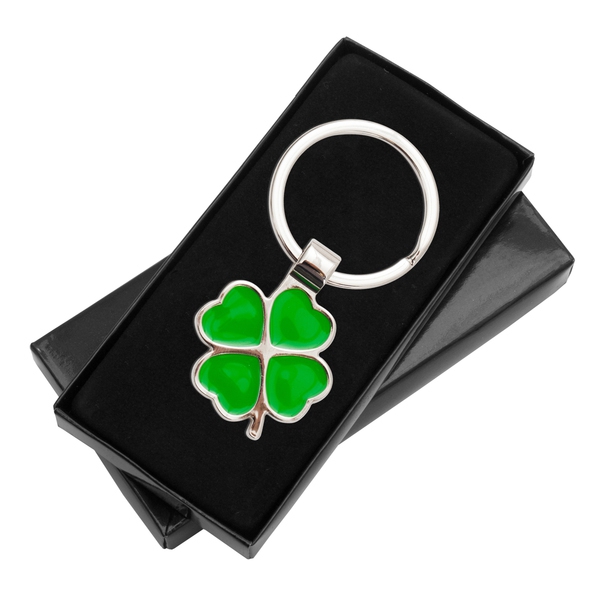 Brelok Clover Luck, zielony/srebrny img