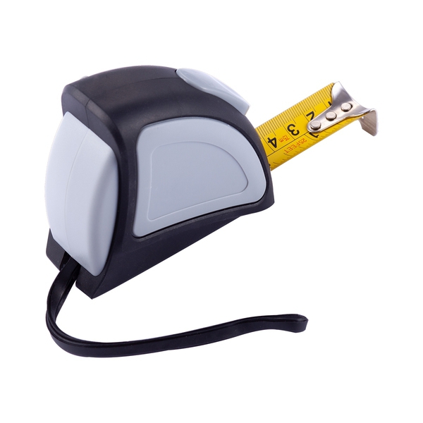 Zwijana miarka 7.5 m Right-On, szary - druga jakość img