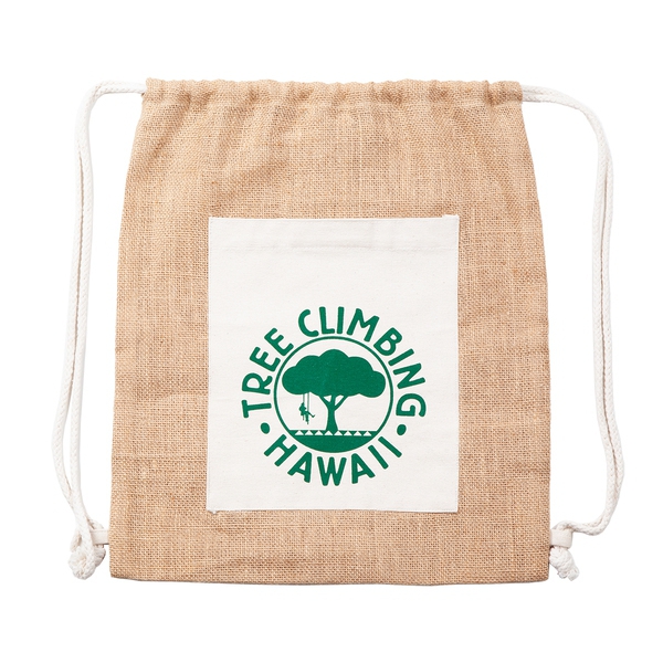 Plecak jutowy Eco-Pure, brązowy img