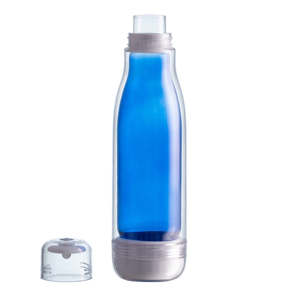 Butelka szklana z osłoną Smart 520 ml, niebieski img