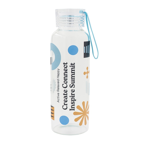 Butelka szklana Azure 500 ml, transparentny img