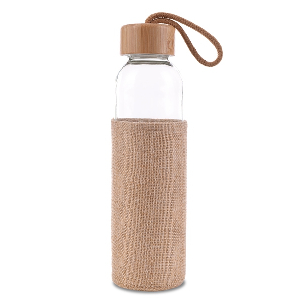Szklana butelka Aquarius 500 ml, beżowy img