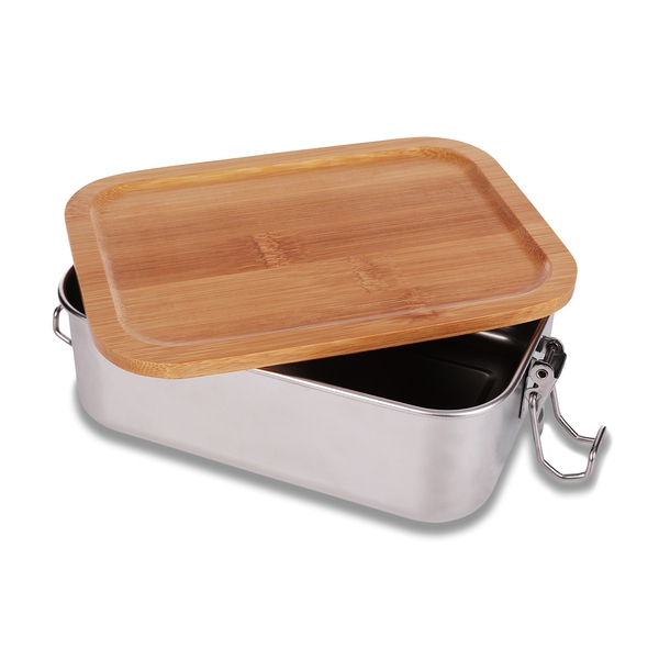 Stalowy lunch box Somerton 800 ml, srebrny img