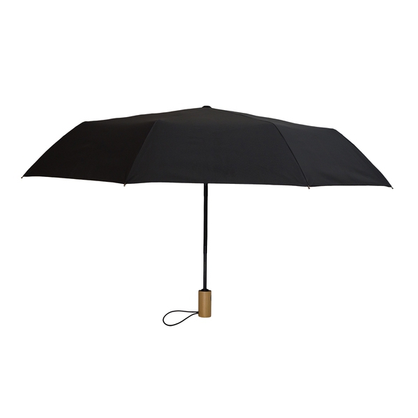 Parasol z drewnianą rączką Granton, czarny img