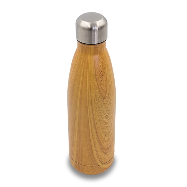Butelka termiczna Woody 500 ml, brązowy img