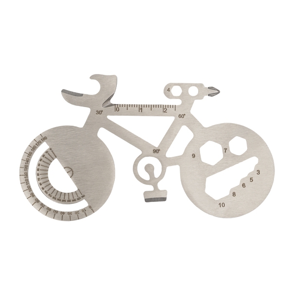 Narzędzie wielofunkcyjne Cyclist, srebrny img