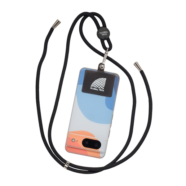 Smycz do telefonu Flex, czarny img