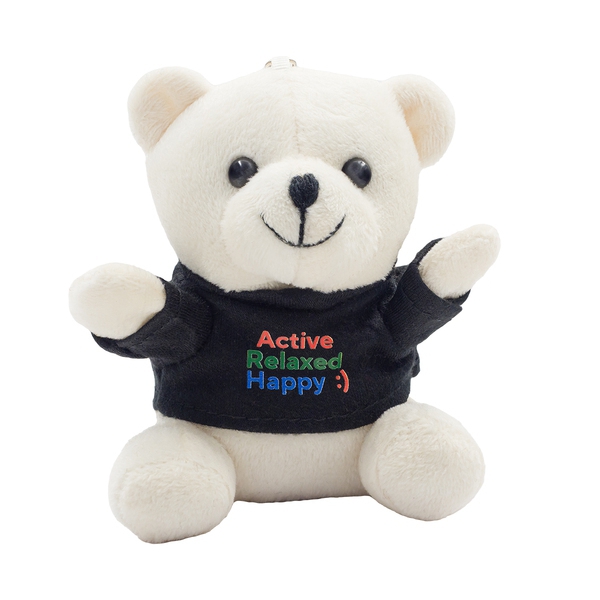 Miś brelok Ollie, biały img