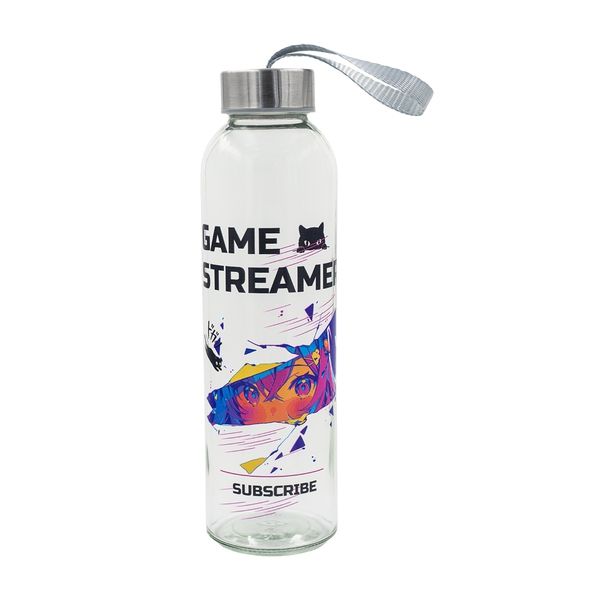 Butelka szklana Aqua Flow 500 ml, transparentny img