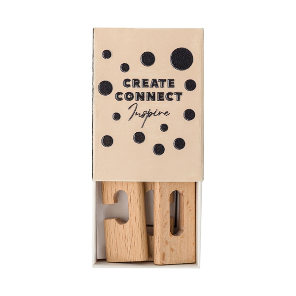 Mini układanka logiczna Brain Master, beżowy img