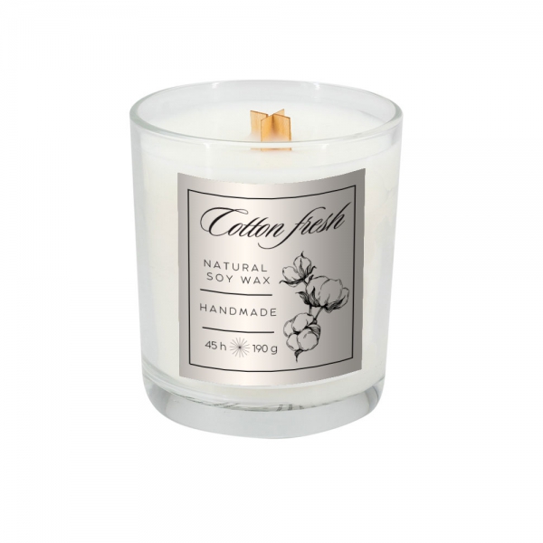 Świeca sojowa 190g Cotton Fresh img
