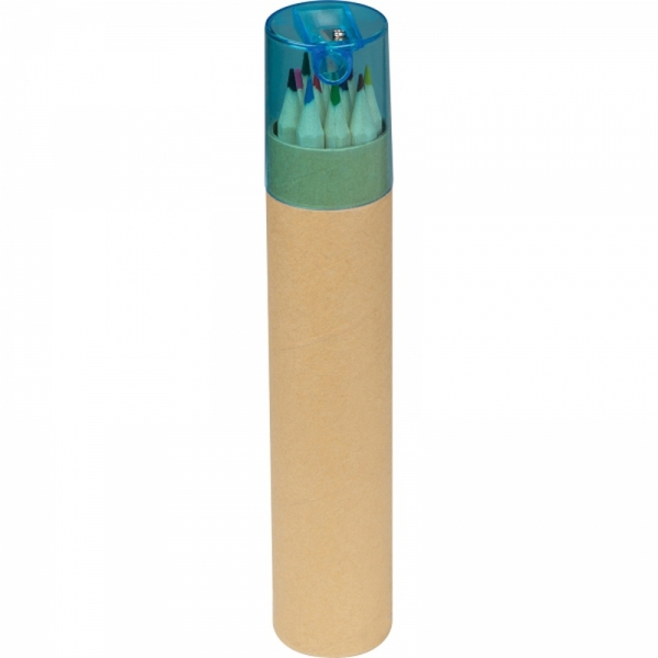 Kredki drewniane 12 kolorów MIA