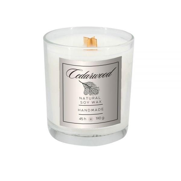 Świeca sojowa 190g Cedarwood img