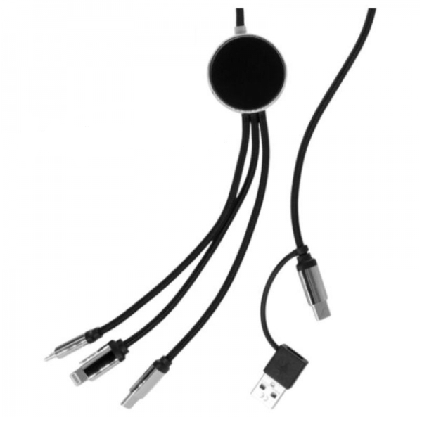DŁUGI KABEL 5W1 Z PODŚWIETLANYM LOGO, W102TG img