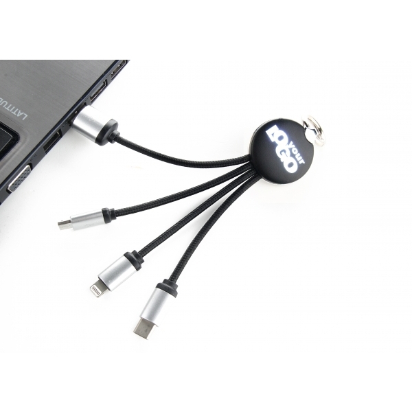 Kabel 3w1 z podświetlanym logo, RXD-368 img