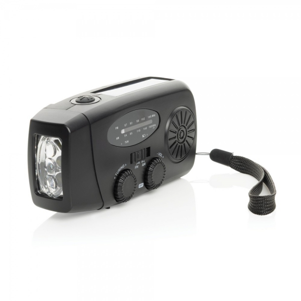Radio survivalowe AM/FM, power bank 1800 mAh, latarka RescueWave img