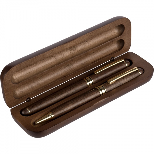 Zestaw piśmienniczy, długopis i pióro kulkowe img