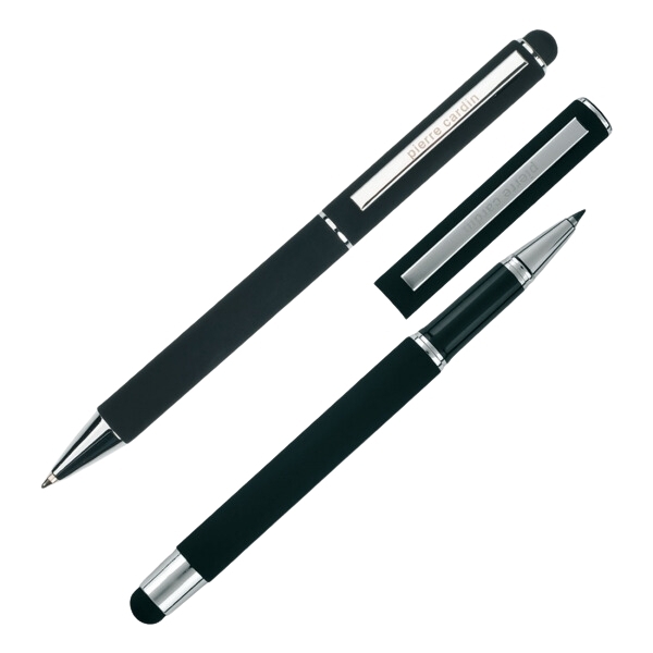 Zestaw piśmienny długopis i pióro kulkowe touch pen soft touch CLAUDIE Pierre Cardin img