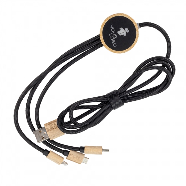 Długi kabel 3w1 z podświetlanym logo LH-ZMU06 img