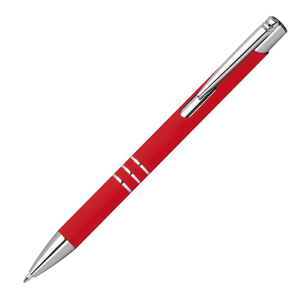 Długopis z aluminium z recyklingu półżelowy soft touch DUNMORE img