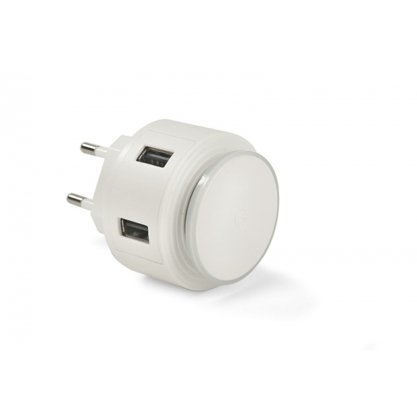 Ładowarka sieciowa USB z lampką nocną NOTTO img