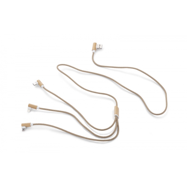 Kabel USB 3 w 1 FLAX img