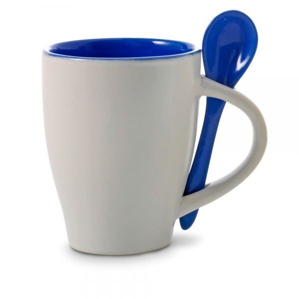 Kubek ceramiczny 300 ml z łyżeczką img