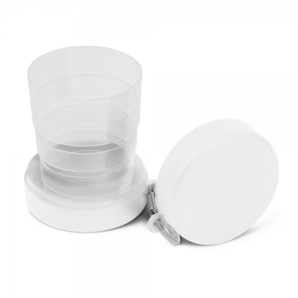 Składany kubek podróżny 220 ml z karabińczykiem img