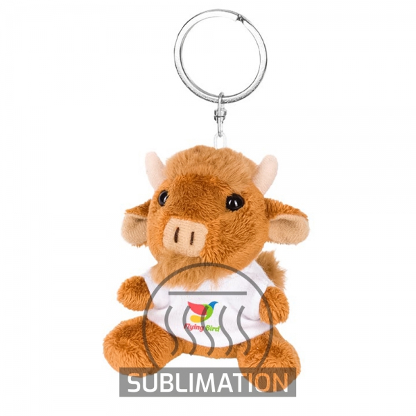 Pluszowy żubr, brelok | Vincent img